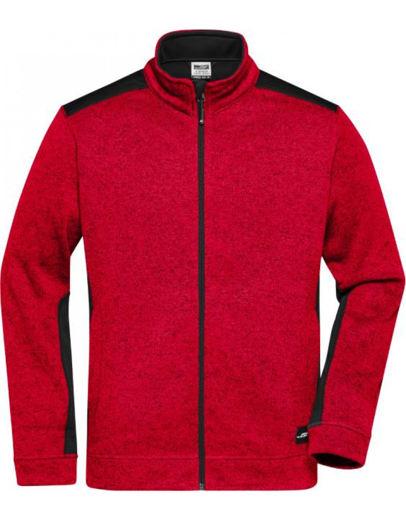 Jachetă de lucru tricotată din fleece pentru bărbați cu rezistență ridicată